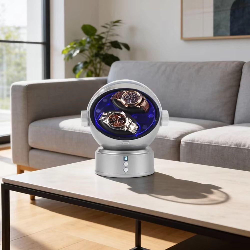 Space Style Digital Double Watch Winder Luxury Automatic Watch Winder Watch Box Display Storage