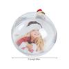 Christmas Transparent Photo Ball Christmas Photo Insert Ball Personalize Christmas Ball Pendant Decorations Kids Gifts