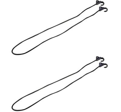 CAPTAIN STAG (Kapitän Hirsch) Kordel mit Haken zum Tragen 150cm 2er Set Schwarz UZ-13161