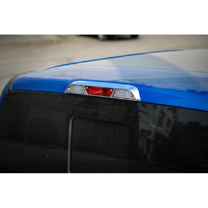 For 2015- FORD F150 TRIPLE CHROME ABS THIRD 3RD BRAKE Tail LIGHT Cover TRUCK