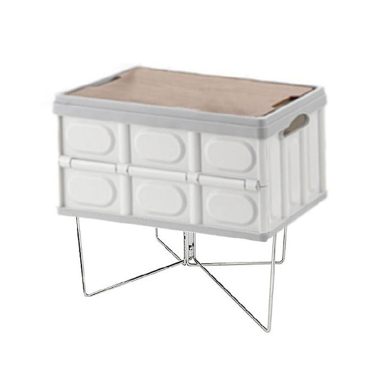 Folding Coolers Stand Camping Foldable Bracket Ice Box Stand Storage Box Bracket for Outdoor Picnics Cooking Accessories