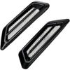 Car Fender Auto Flow Vent Fender Intake Grille Air Net Door Hood Side Sticker for Most Car Models Sedans, SUVs, and Trucks