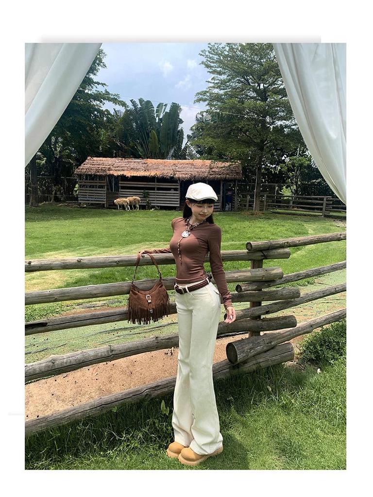 2025 Autumn Low Waist Micro Flare Slimming Jeans for Women