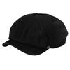 Hunting Newsboy Maximum Deep Pique Stylish Casual [Happy Hat] Men's Cap, Style, 62cm, Fit, Black, Weave, BIG, Silhouette, XL, MQUM, Autumn/Winter,