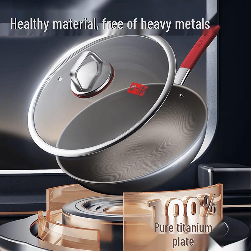 Kangbah Pure Titanium Non-Stick Wok