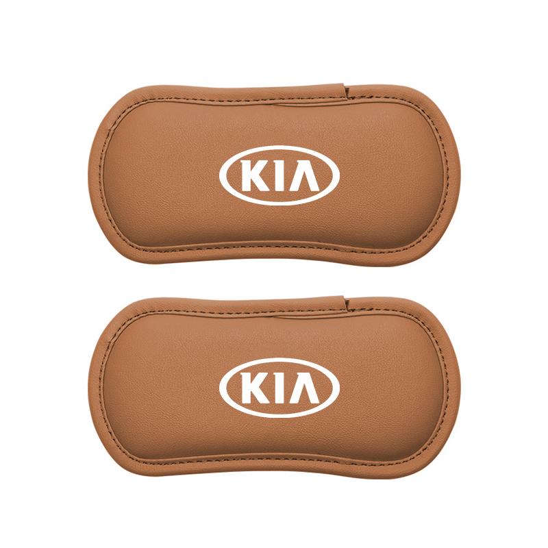 Car Interior Leg Knee Rest Pads Leather Cushion For KIA K3 Sportage Carnival K5 Seltos Pegas KX1 EV5 Sonet EV6 K4 EV3 Ceed K8