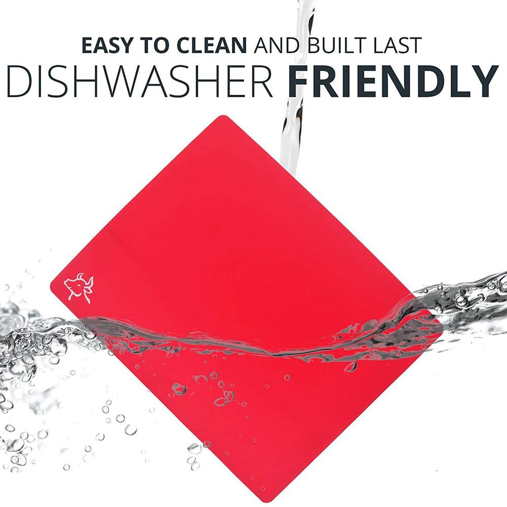 Thick Non-slip Plastic With Food Icons Cutting Mats Chopping Blocks Cutting Board Set Kitchen Tools