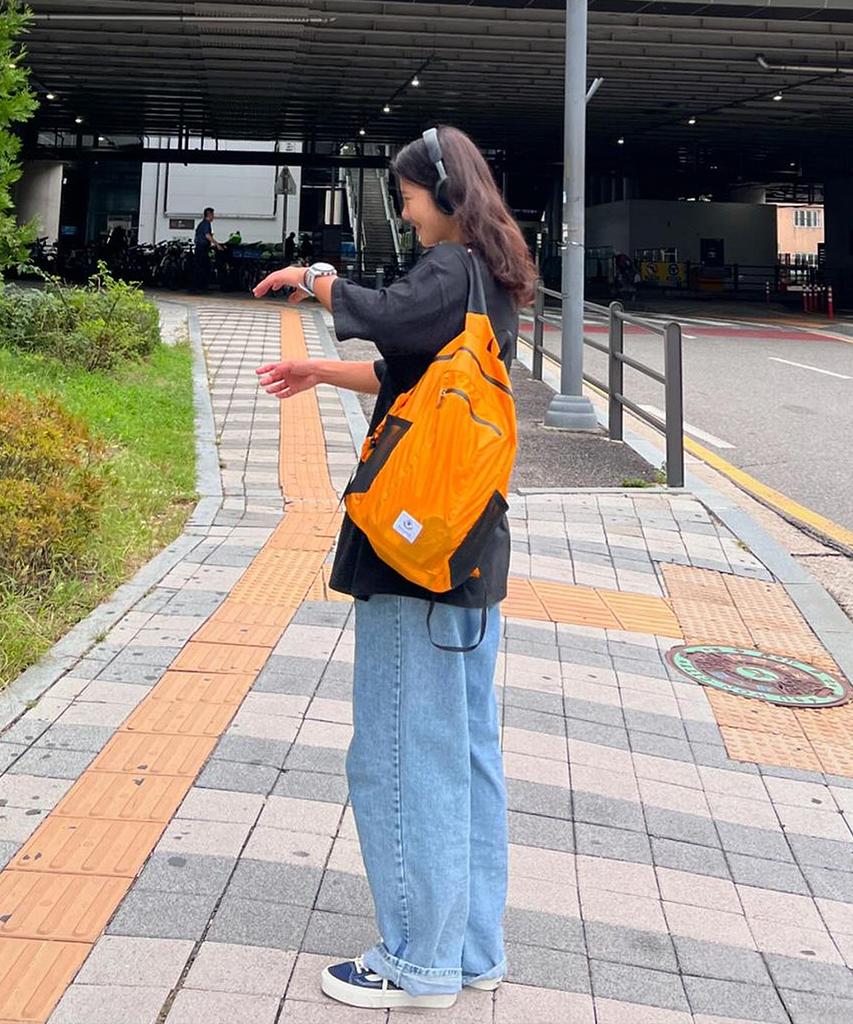 4Monster Ultralight Pocket Folding Backpack 24L - Orange