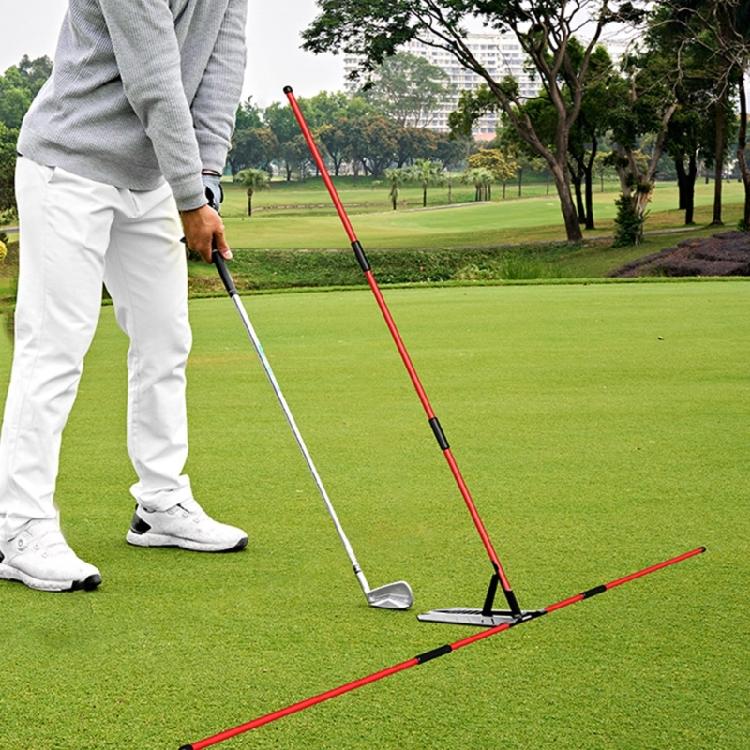 Portable Golf Training Stick Sport Trainers Golf Swing Alignment Rod Swing Angles Adjustment Postures Correction Aid
