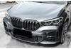 Compatible Black Chrome Kidney Grille for 2020-2022 BMW X1 F48/F49