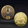 Doghead God Anubis Commemorative Coin Souvenir  Ancient Egyptian Death Guardian