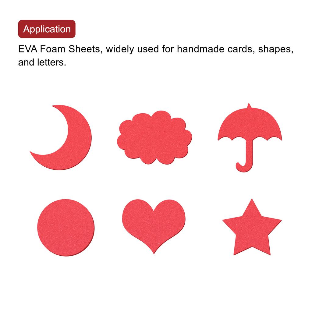 30pcs EVA Foam Sheets Foam Paper Spone Foam Craft 12x9Inch 2mm Thickness for Crafts DIY Projects Handmade Model Making Material