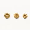 20pcs 14K 18K Gold Color Daisy Spacer Beads Mini Brass Spacer Beads Charms Pendants for DIY Bracelet Necklace Jewelry Making