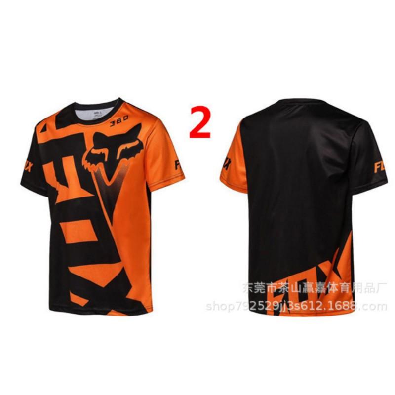 Herren Kurzarm-Motorrad-Fahrradtrikot Schnelltrocknend Offroad-Radfahren Disc-Sportarten