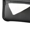 Armrest Tissue Box Holder Wear Resistant Pu Leather Backseat Tissue Case Holder Napkin  