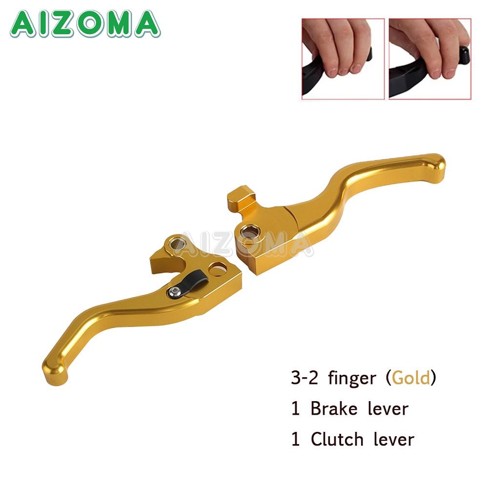 2/3 Finger Motorcycle Front Brake Handle Clutch Levers For Harley Sportster XL XR 1200 883 50 Nightster Roadster Iron 2004-2013