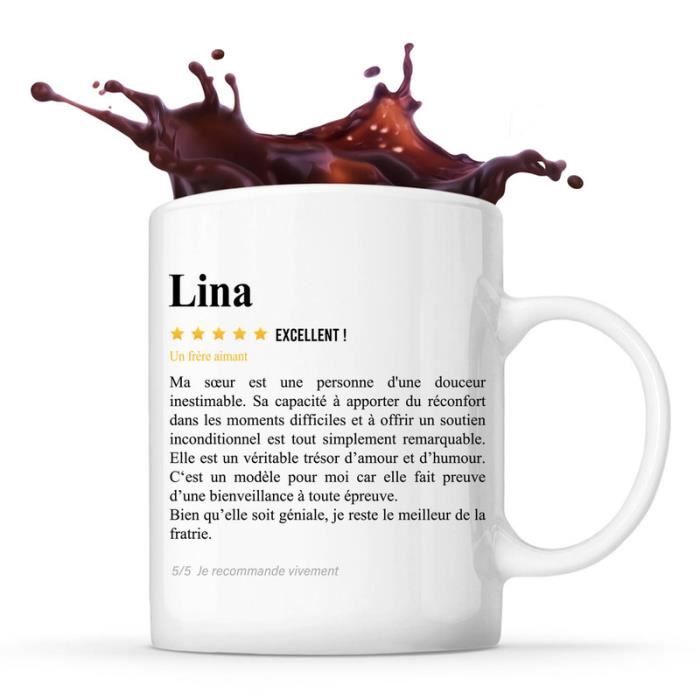 Lina Mug Review Brother Recommendation | Family Mug Birthday Christmas Gift