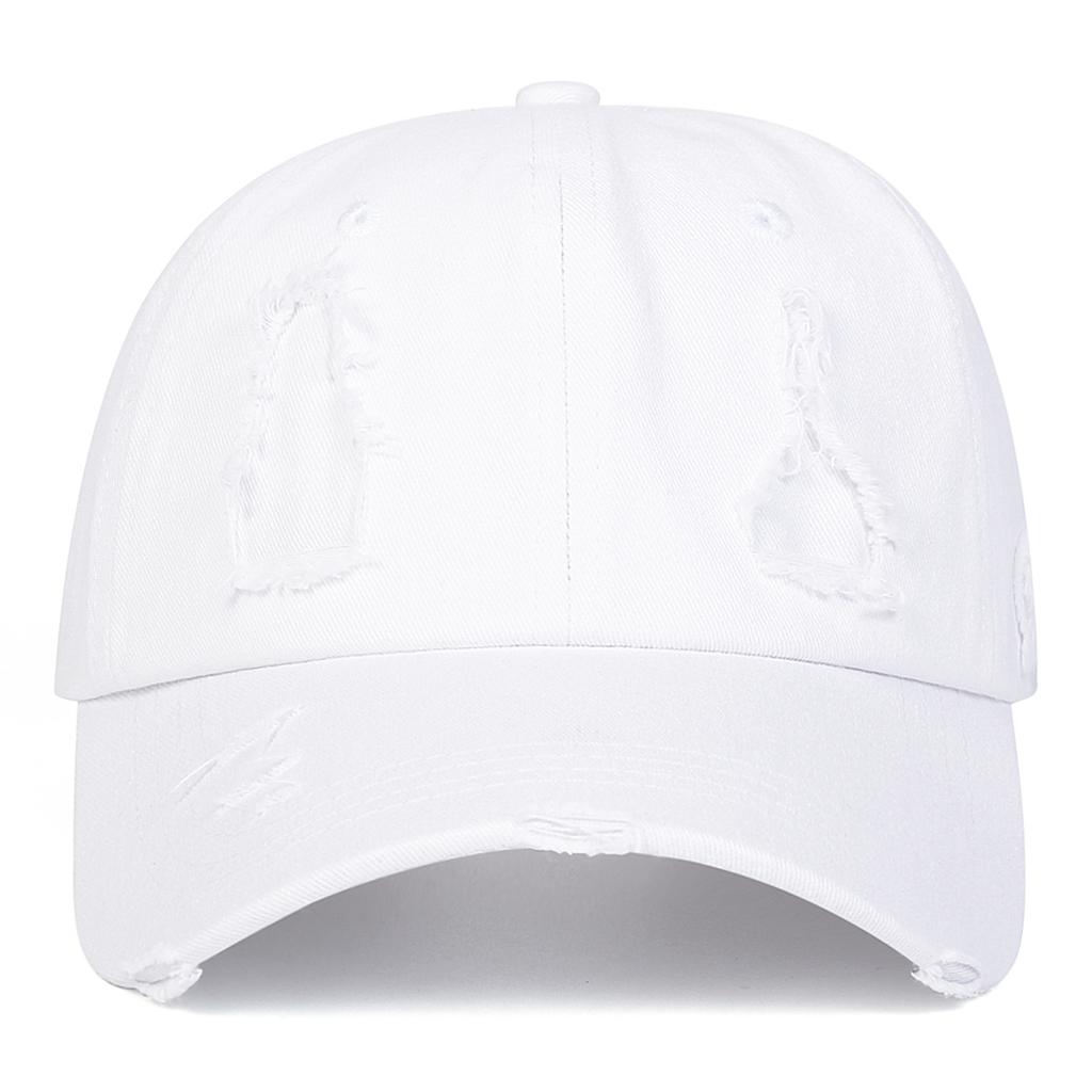 Unisex Adjustable Hole Trucker Baseball Hat Hip Hop Outdoor Sport Travel for Women Men