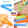 10/20/30pcs Colorful Sealing Clips Kitchen Storage Food Snack Seal Sealing Bag Clips Random Fresh-Keeping Snack Bag Sealer Clamp