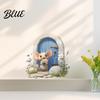 Cute Mouse Wall Stick Decal Sticker Easy Realistic Art 3D Peel And Waterproof Home Renovation Decals PVC for Bedroom