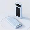 Solar-Powered 20,000mAh Power Bank with Large Capacity and Display – Ideal Holiday Gift