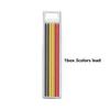 5 Colors 2.8mm Solid Woodworking Mechanical Pencil with Pen Cover 2B Black Yellow Red Lead Long Headed Carpenter Marking Pencil