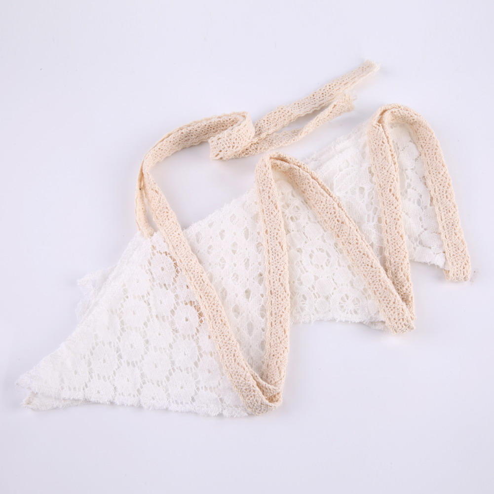 2.5m Wedding Decoration Romantic Vintage Shabby Ivory Lace Banner Flag Garlands Party Home Decor Wedding Flags Pennant