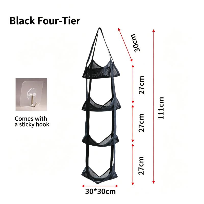 Wall Mounted Ball Storage Hanging Bag Mesh Pockets Organizer For Basketball Soccer Home Garage Sports Equipment Toys Holder