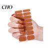 Nail Art Decal Glitter Polish Strips with File Easy Apply Remove Self Adhesive Women Strip Full Sticker Home Manicure DIY Decoration Wrap