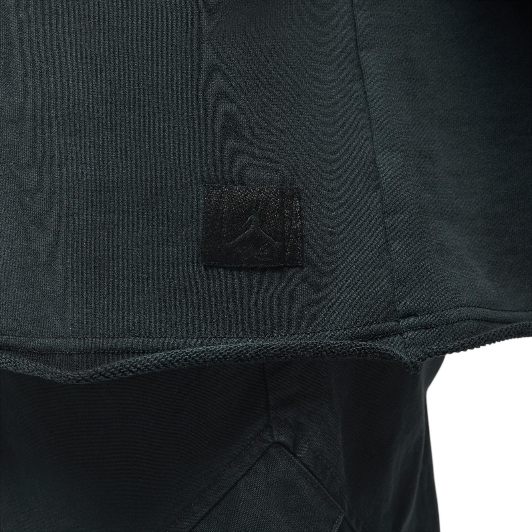 

Jordan Flight Fleece Удобная Универсальная Модная Простая Однотонная Футболка с Коротким Рукавом Реглан Женские Топы IB9851-010 S