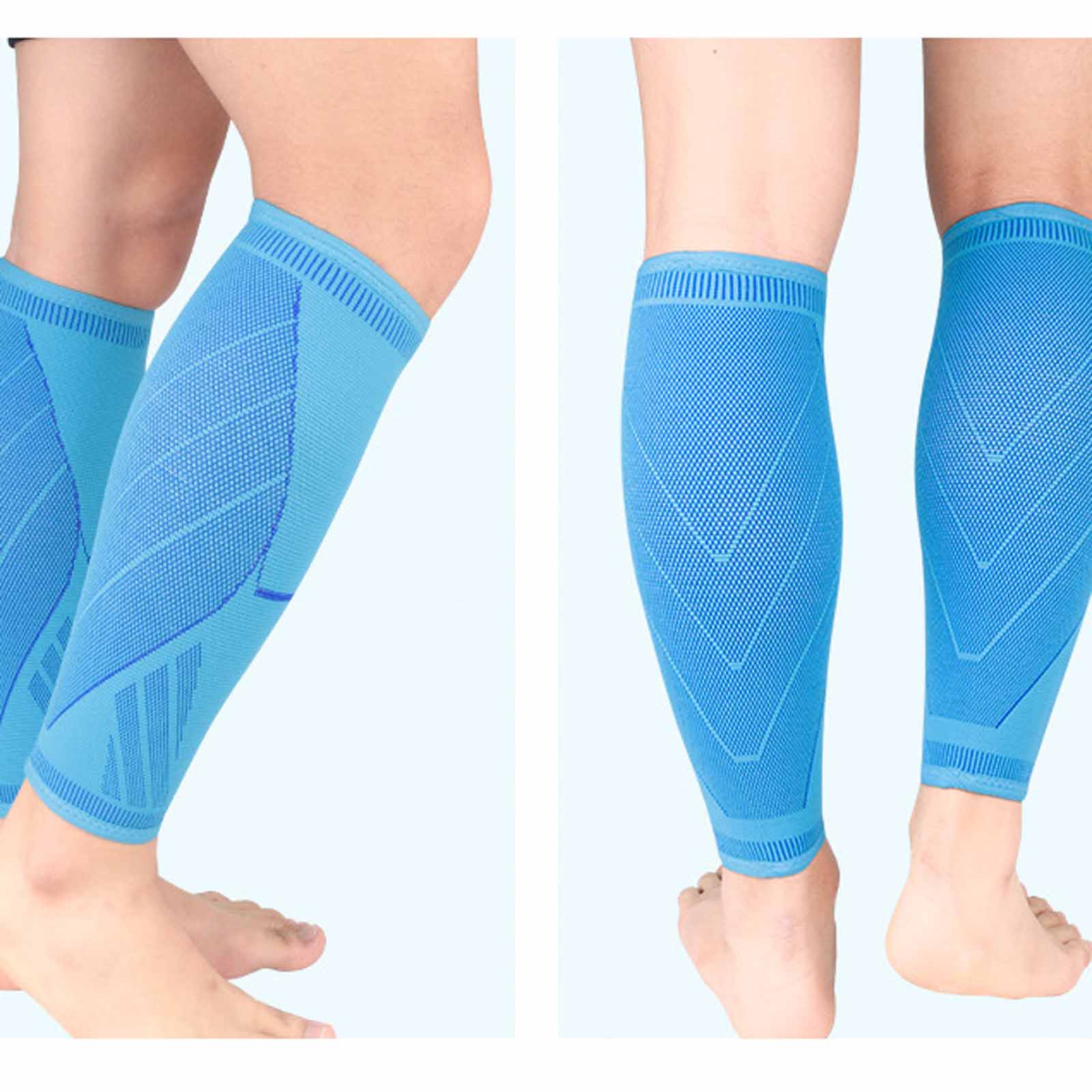 

Sports Calf Guards – Knitted Compressed Leg Protectors for Men & Women, Outdoor Basketball, Football, Running & Climbing Activities L