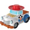 Toy Story Woody Buzz Lightyear Jessie Rex Alien Figures Cartoon Model Inertial Pull-back Free Wheel Car Collection Present