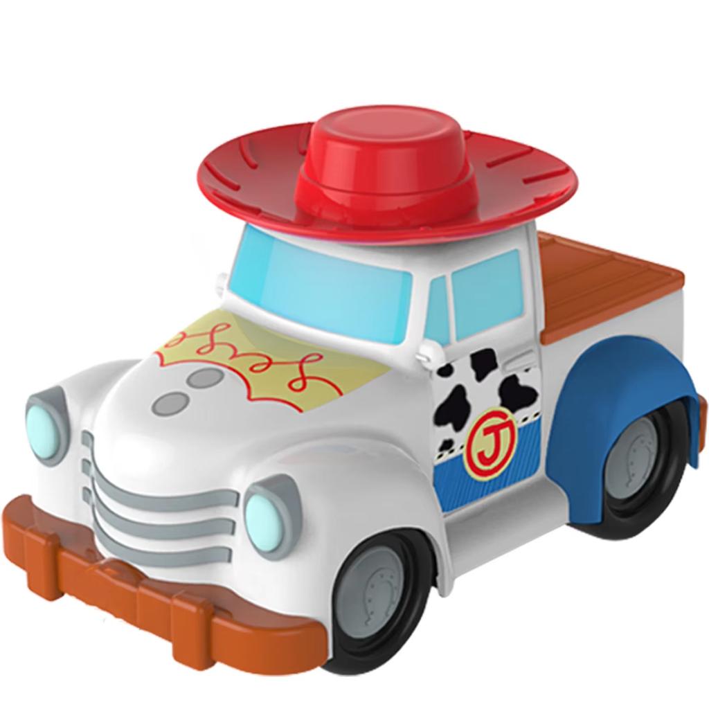 Toy Story Woody Buzz Lightyear Jessie Rex Alien Figures Cartoon Model Inertial Pull-back Free Wheel Car Collection Present