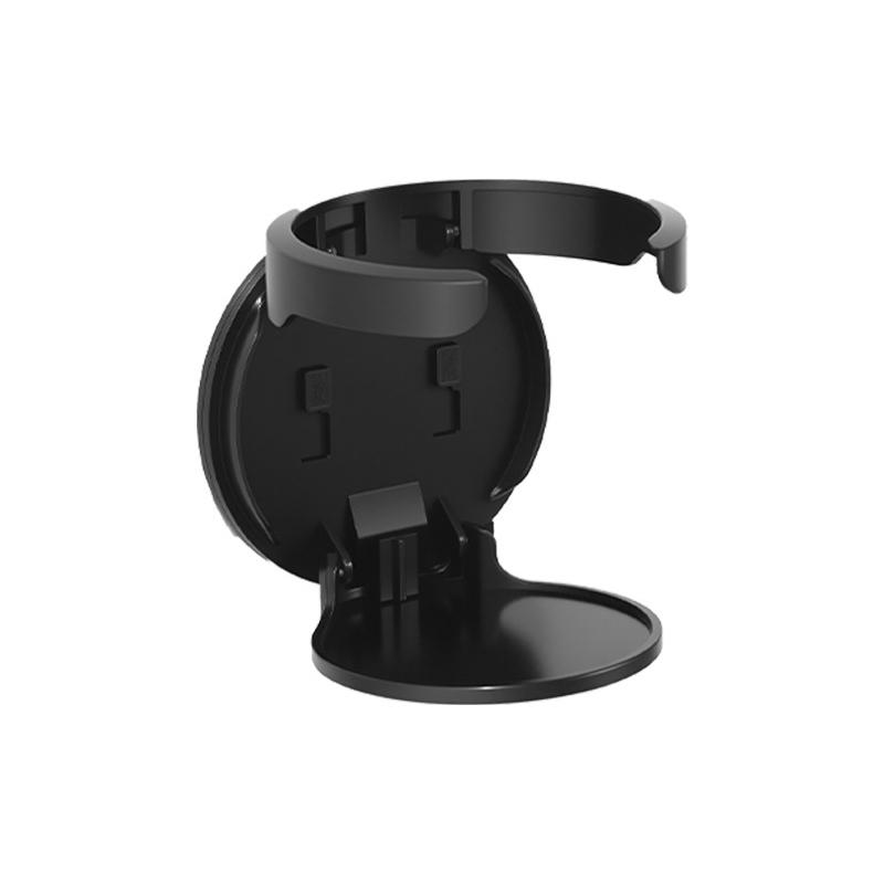 Durable Wall-Mounted Round Cup Holder Foldable Self-Adhesive Drink Holder Multipurpose Space-Saving Wall Bottle Rack