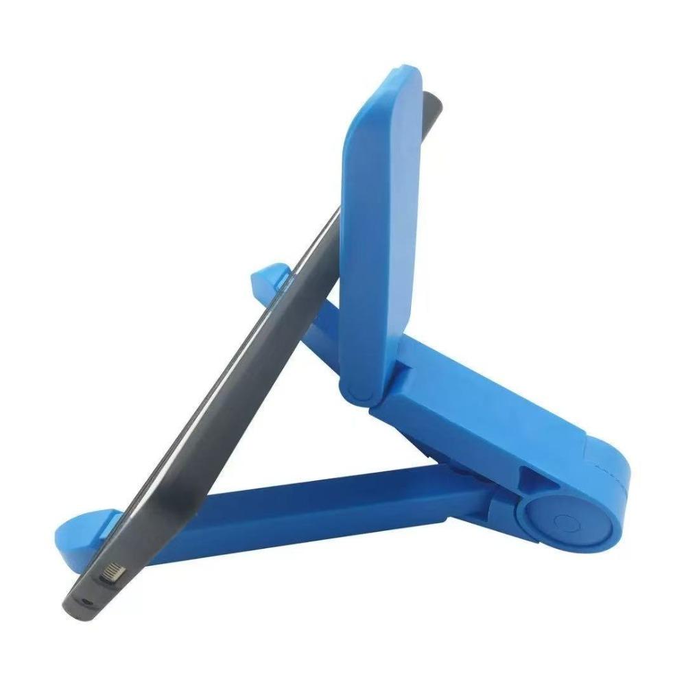 Convenient Universal Mobile Phone Stand Foldable Portable Lazy Stands Multi-functional Desktop Holder Office синий