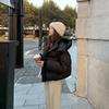 Winter Women Down Padded Jacket Women's Short Hooded Thick Padded Jacket Bread Jacket Loose Padded Jacket