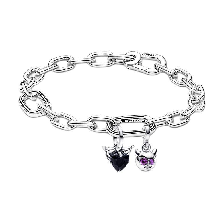 Pandora Mischievous Heart High-End Light Luxury Fashion Versatile 925 Silver Bracelet Women bracelet ZT26012822A
