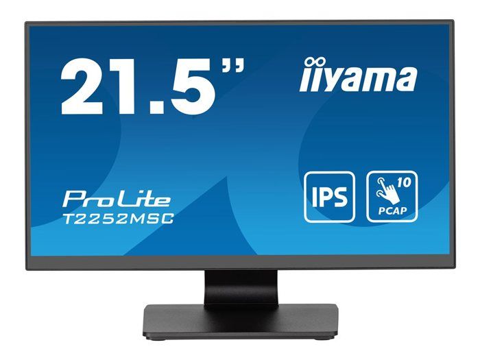 Moniteur LCD - IIYAMA - ProLite T2252MSC-B2AG - 22 pouces - Écran tactile - 1920 x 1080