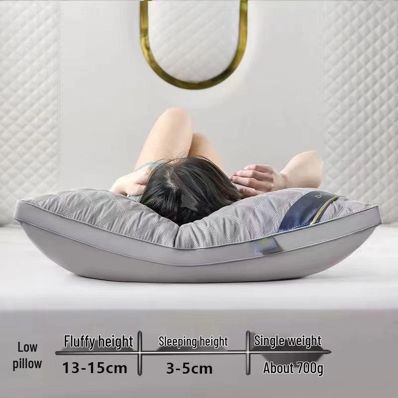 Feather Velvet Soft Pillow Set - Two-Pack for Adults