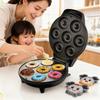 800W Electric Mini Donut Maker Machine Non-stick Coated Breakfast Snacks Desserts Kitchen Appliance For Kids Home