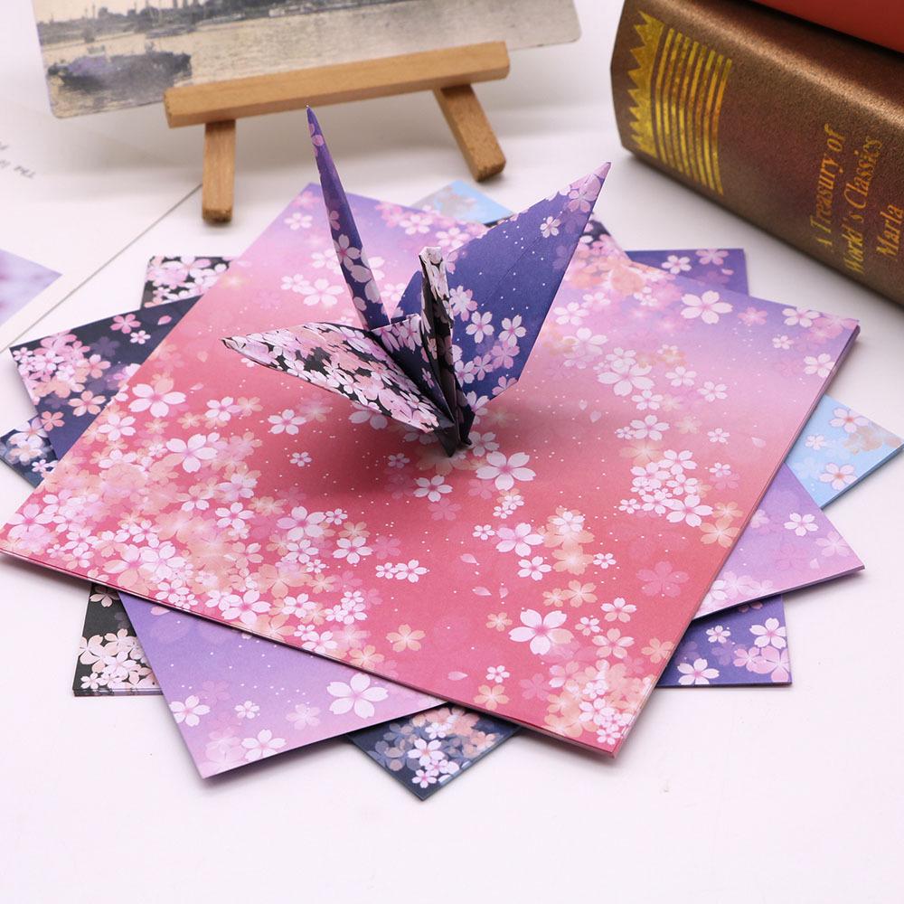 Cherry Blossom Origami Craft Paper Square Sheets