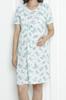 Maternity Tunic Nightgown Short Sleeve Lycra Plus Size Wide Size Range