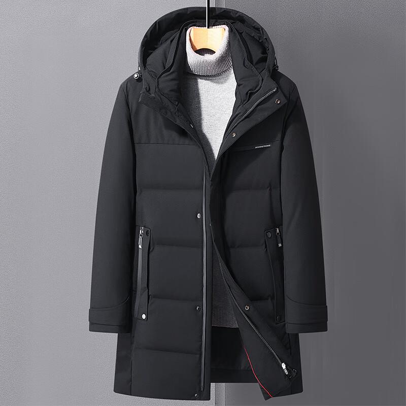 YAYA Men s Hooded Short Down Jacket DYYD7B0370 3XL