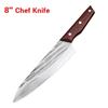 Handmade Slicing Knife Cleaver Meat Chopping Vegetables Kitchen Knives Butcher Boning Knife High Steel Blade Chef Cooking Knife