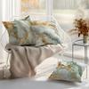 Green Gold Foil Marble Cushions Pillowcase Printed Polyester 45X45Cm Throw Pillow Cover Decorative Sofa Cushion Pillowslip Decor