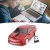 Sport Car Shaped Wireless Computer Mouse 2.4G High Accuracy Sensor Computer Mouse for Laptop Red