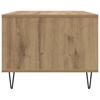 Artisan Oak Coffee Table 60 X 50 X 40 Cm Wood Based Material