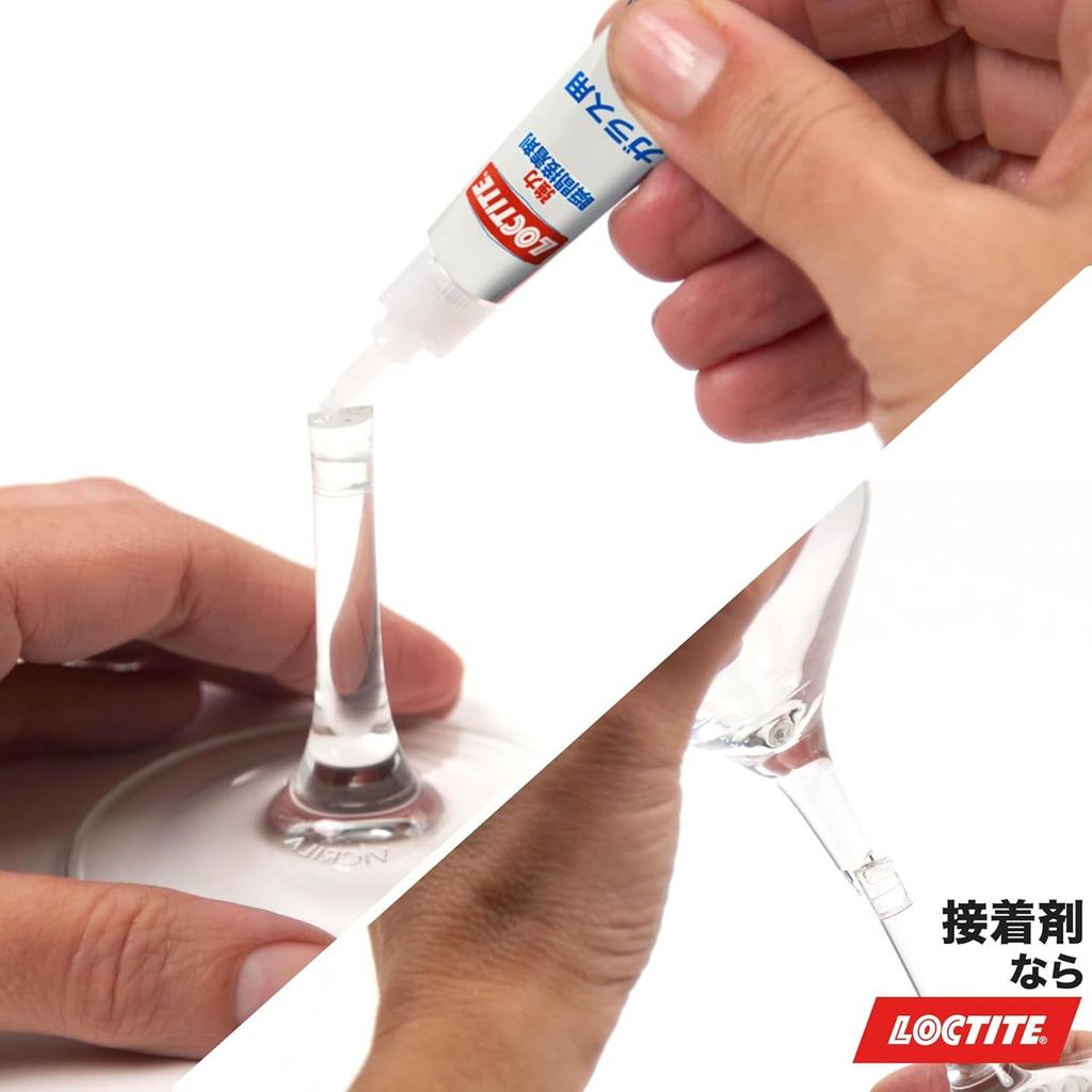 Adhésif Instantané Super Fort LOCTITE pour 3g Adhésif Verre Polyvalent Verre, - - LCR-003