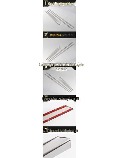 13 Lavida Door Edge Trim Bright Strip: Anti-Scratch Bumper & Body Modification Sticker