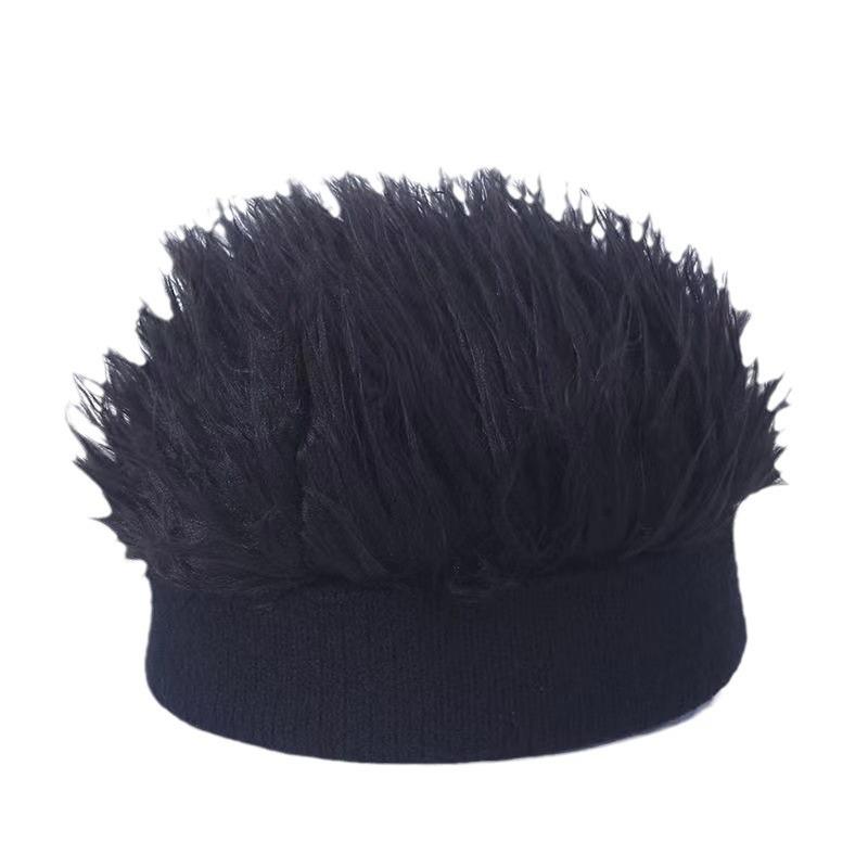 Men's Retro Brimless Knit Hat: Autumn & Winter Trendy Street Style